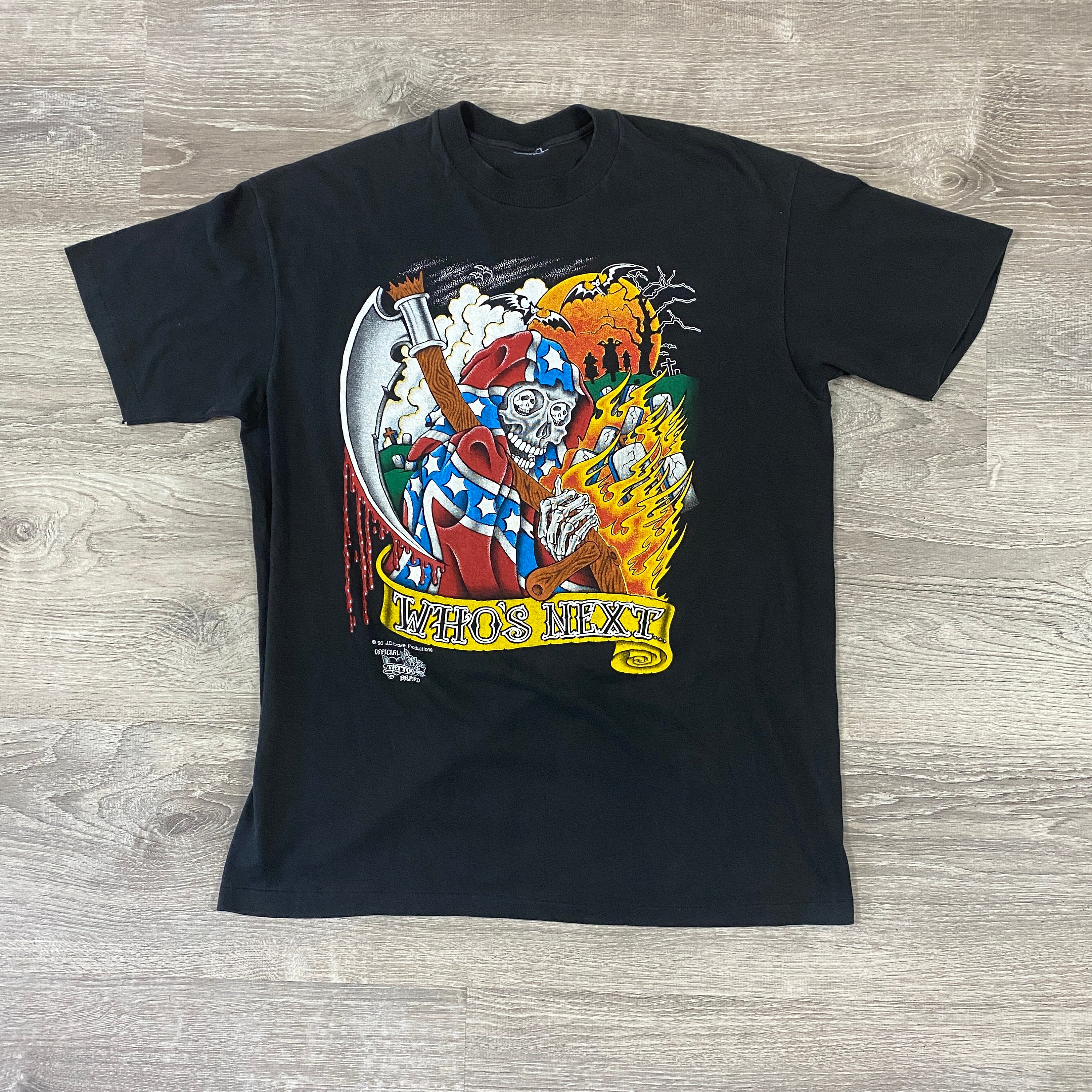 ☆希少☆USA製☆80s☆JD Crowe☆TATTOO☆Tシャツ☆長袖☆88年 - T