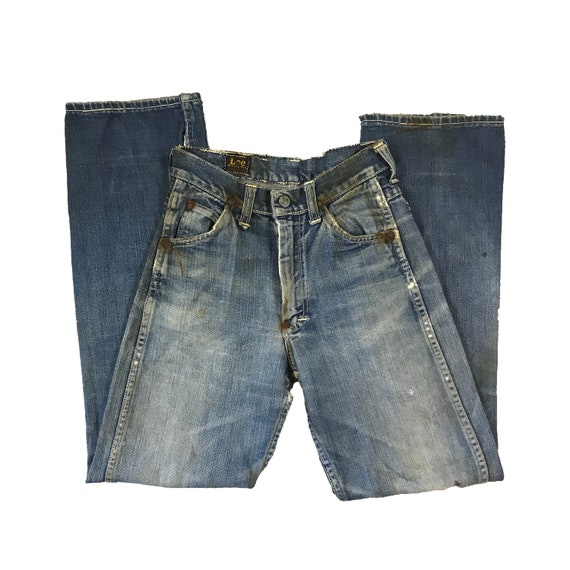 1940s/50s Lee Riders Jeans Crotch Rivet Union Made
