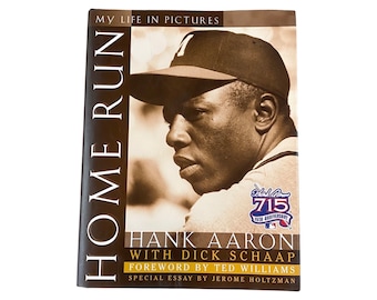 1999 Autographed Hank Aaron Home Run - My Life in Pictures Book (1st Edition)