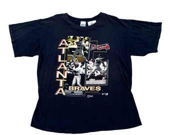 1990 Atlanta Braves Players Salem Sportswear T-Shirt (XL)