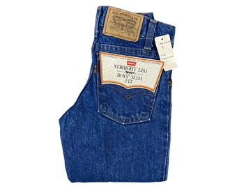 90s Deadstock Levi's Boys' Straight Leg Slim Fit Jeans (8 - 21x21)