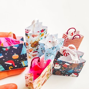Christmas Miniature Printable Gift Boxes and Bags Instant - Etsy UK