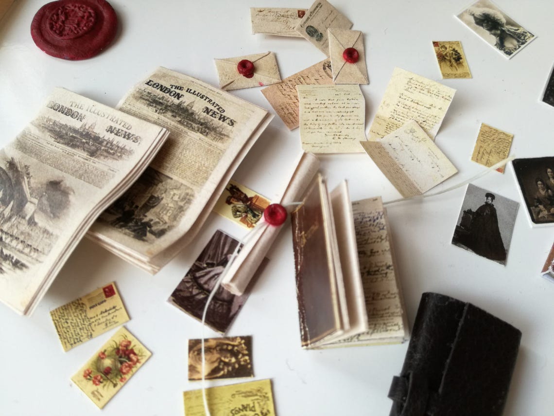 Buy Victorian Doll House Dollhouse Job Lot Miniature Book Online in