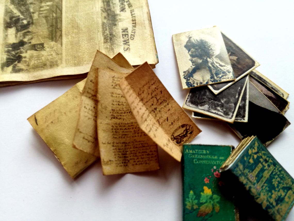 Victorian Doll House Dollhouse Job Lot Miniature Book Etsy Australia