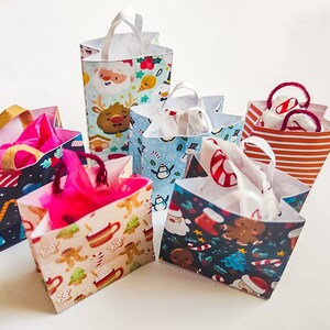 Christmas Miniature Printable Gift Boxes and Bags Instant - Etsy UK