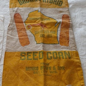 Vintage seed sack - Etsy 日本