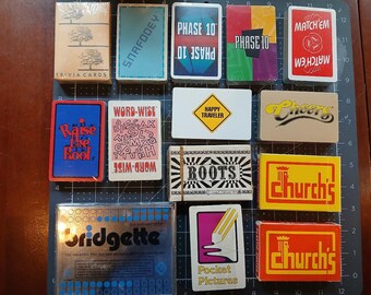 Choice of vintage card game decks
