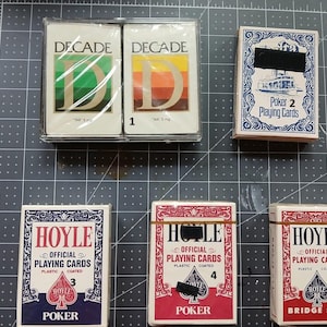 cartes à jouer vintage, prix individuel