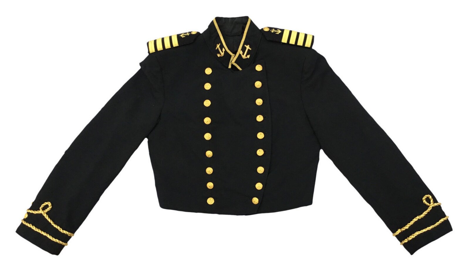 Thorngate Uniforms Military Jacket Black and Gold Military Etsy