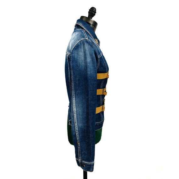 Fake London Corset Denim Jacket - image 4