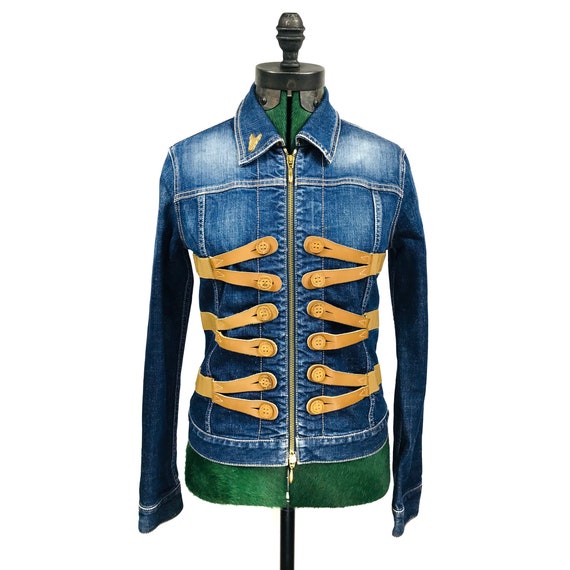 Fake London Corset Denim Jacket - image 1