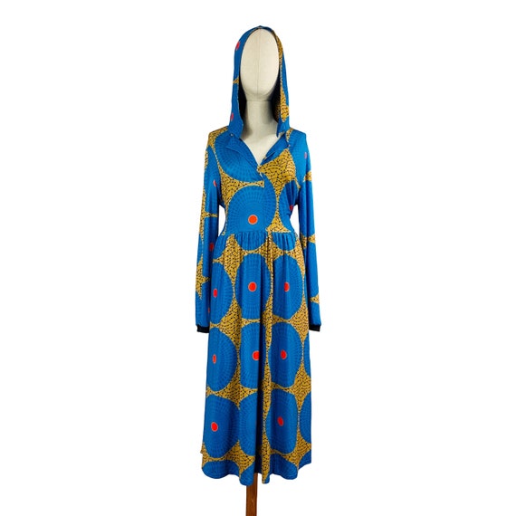 Abtsract Hooded Dress