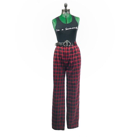 Polly's Punk Rock Plaid Trousers