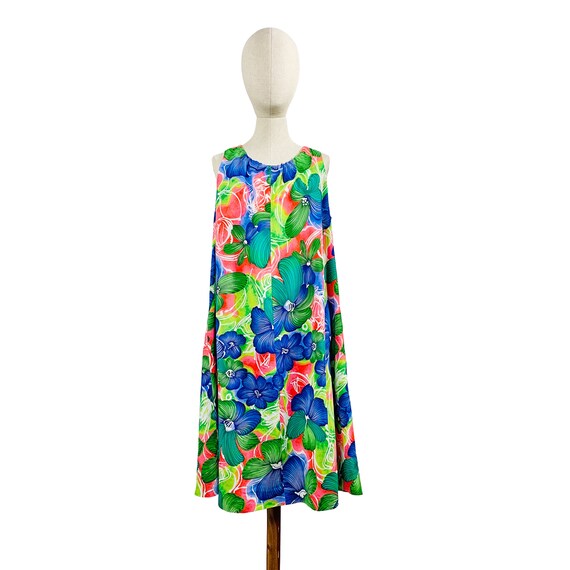60's Hawaiian Trapeze Dress