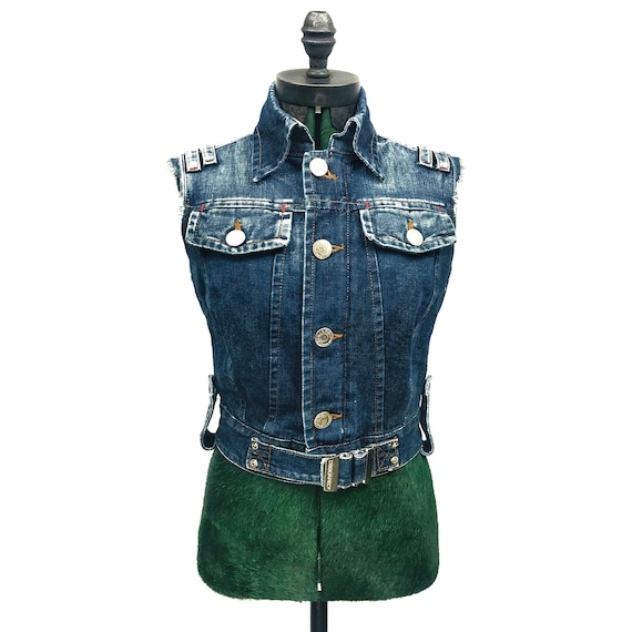 Dsquared2 Heavy Weight Denim Vest - image 1