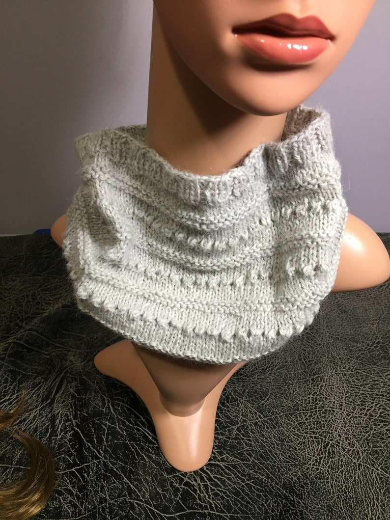 Adult's Hand Knit Alpaca Cowl/neck Warmer/gaiter Size - Etsy