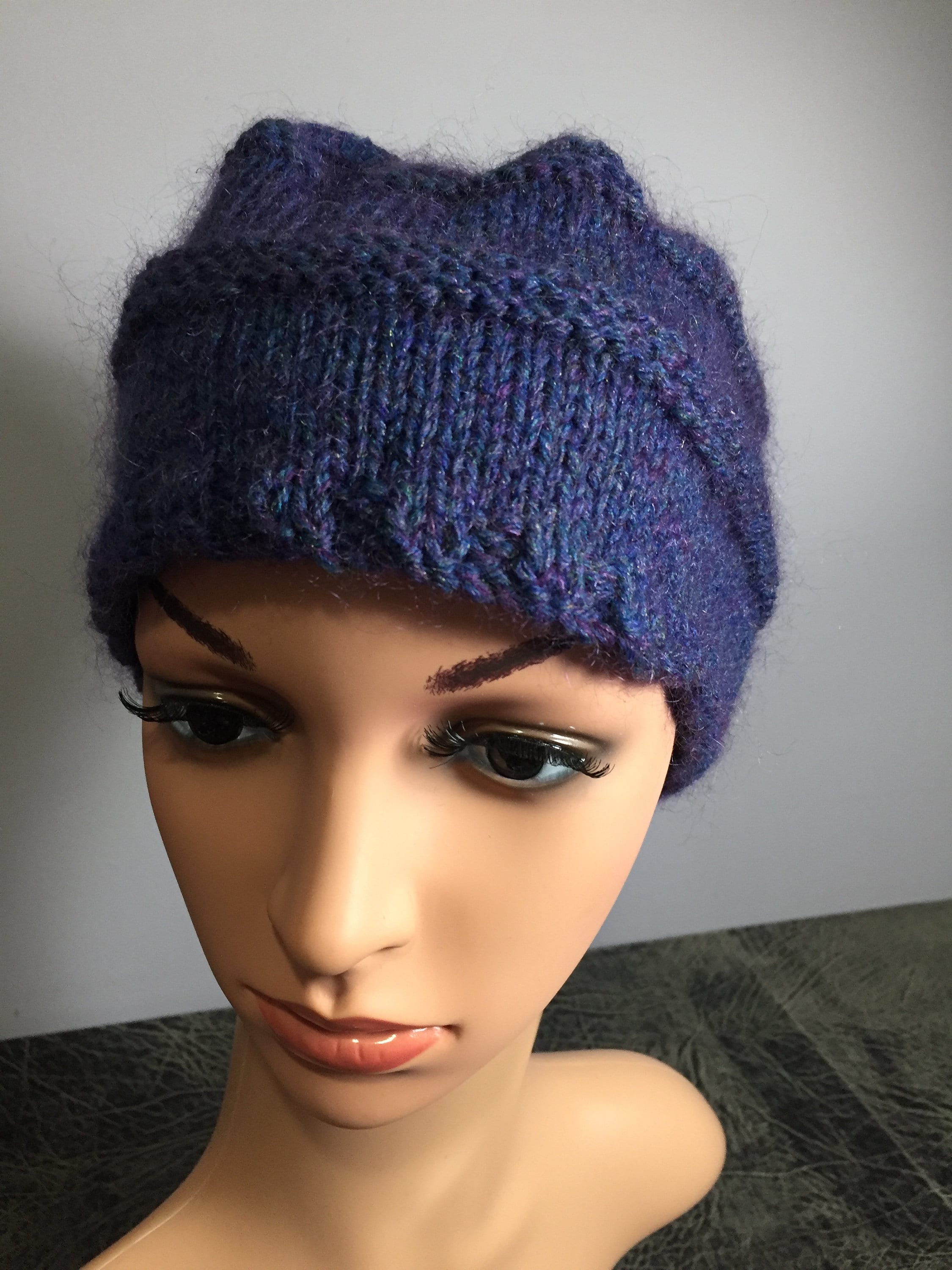 Luxury Hand Knit Adult Hat Fits Heads 20 22 - Etsy