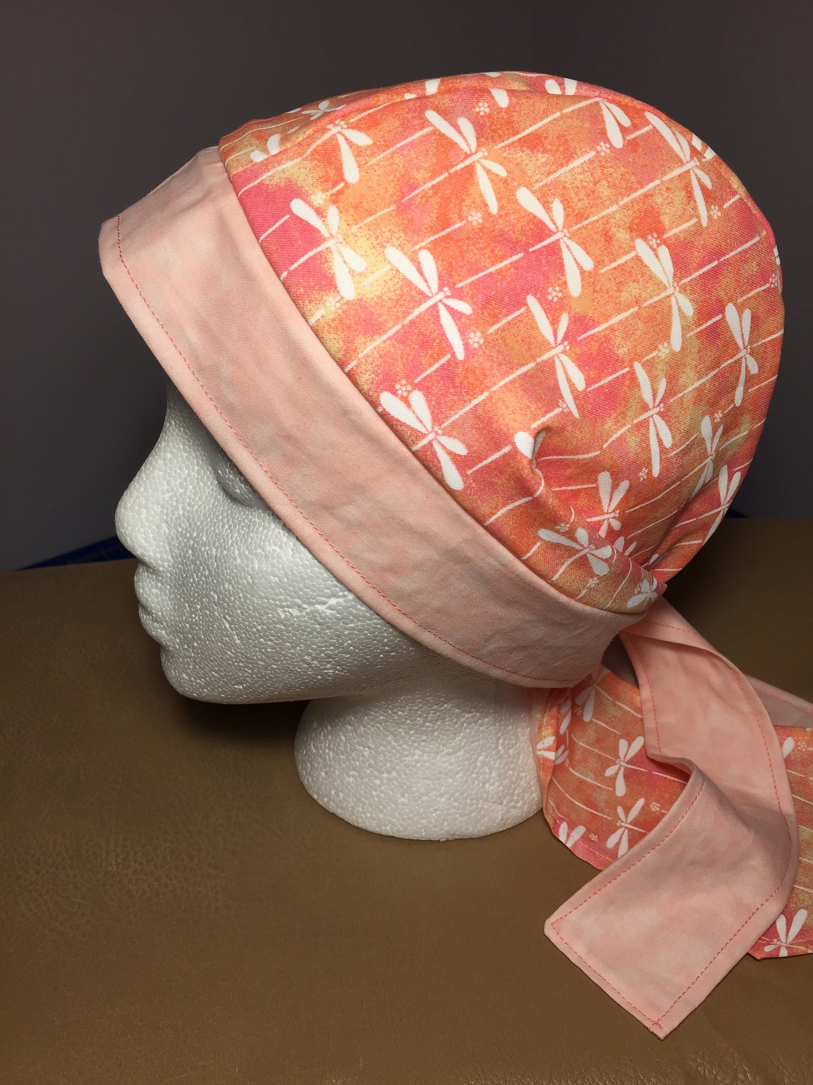 Adult Large Cotton Scrub Cap/head Scarf Assorted Colors Fits Etsy