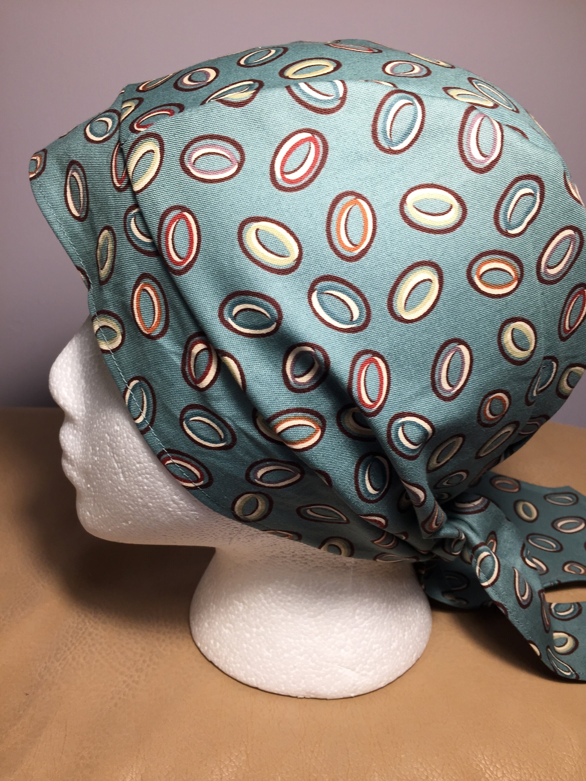 Adult Large Cotton Scrub Cap/head Scarf Asst. Colors Fits Etsy