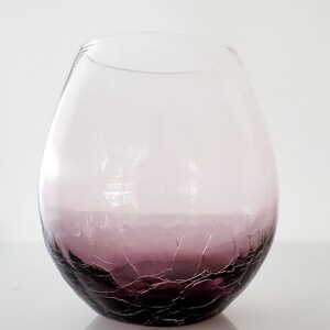 Purple Crackle Stemless Wine Blown Glass Pier 1 Discontinued Barware Hand  Blown Art Glass Purple Fade Swanky Swigs 4.5" 19 Ounce Capacity - Etsy