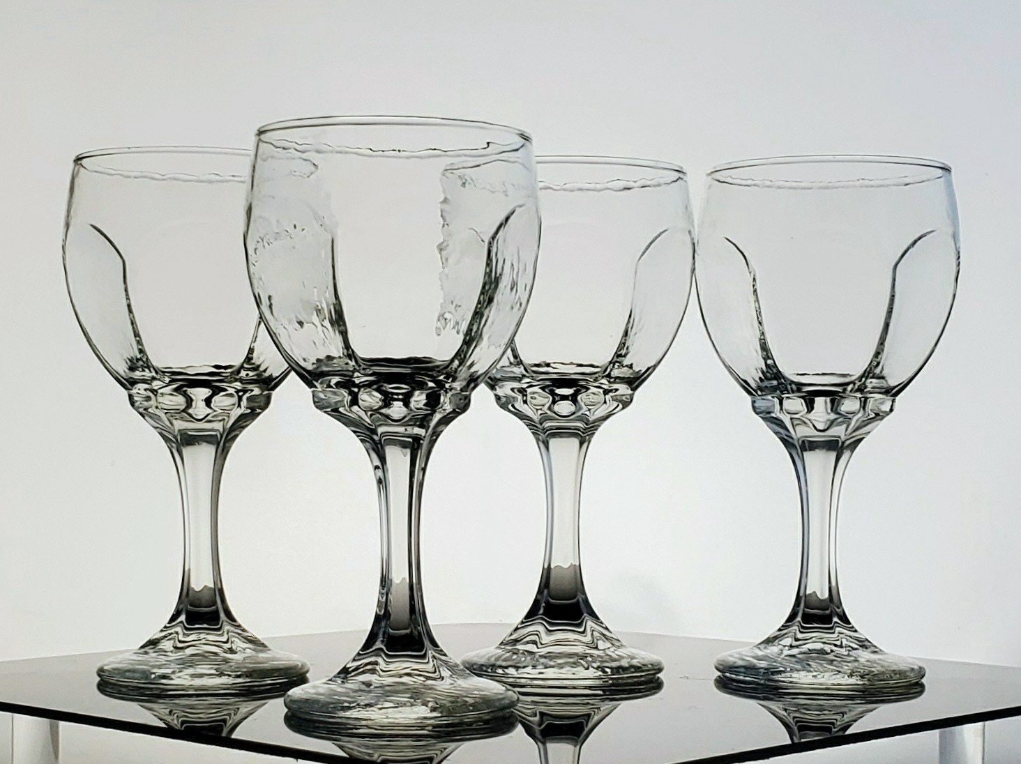 libbey chivalry wine glasses