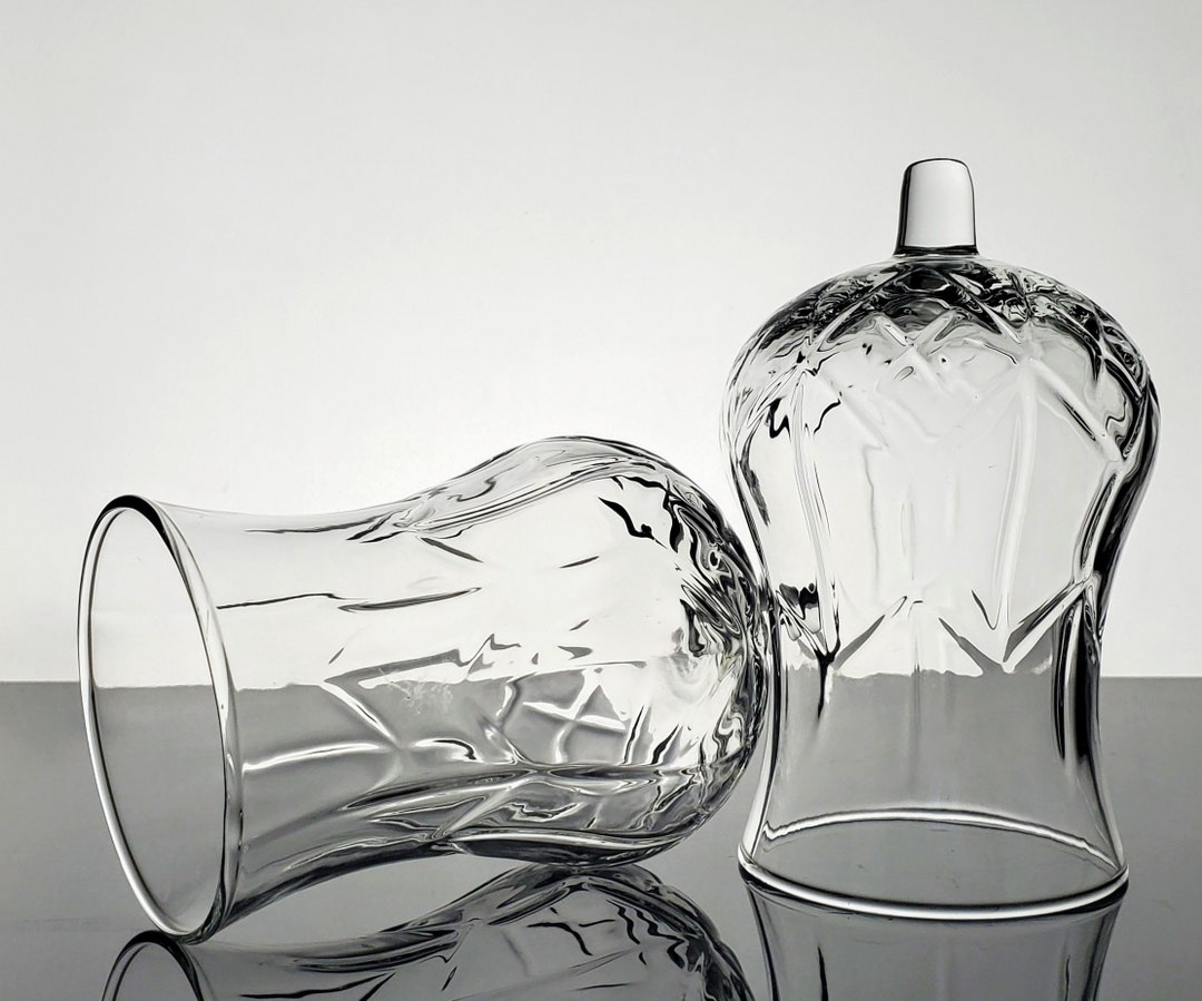 Vintage Peg Votive Candle Holder Cups Large Diamond Cross Pattern