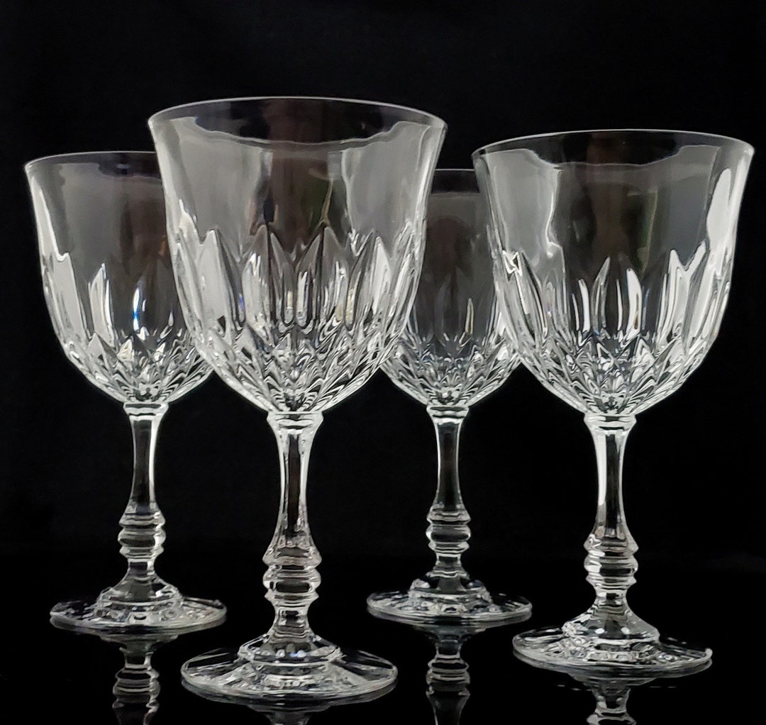 Vintage Fostoria Kimberly Magnum Wine 24 Lead Crystal Large Etsy