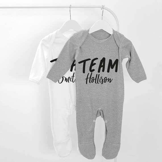 personalised baby grow