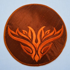 Flames and Silk Kippah