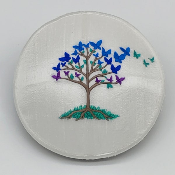 Tree of Life Butterfly Kippah