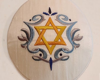 Golden Star of David Kippah
