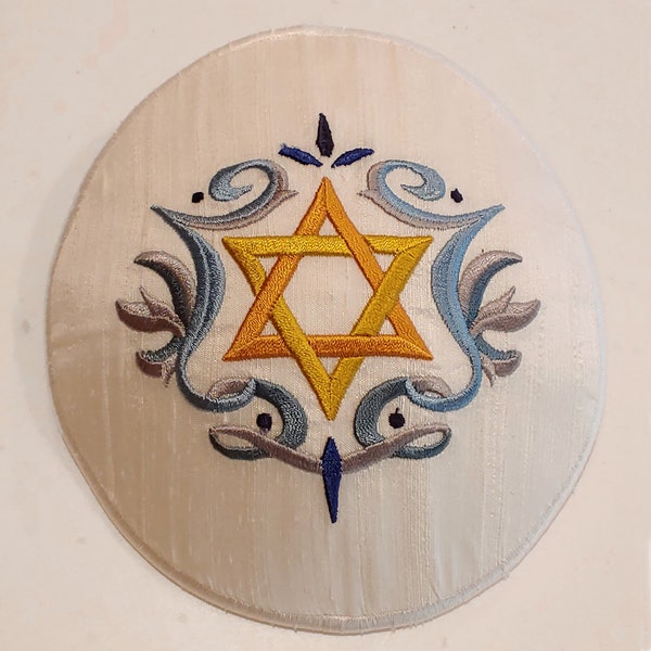 Goldener Davidstern Kippah