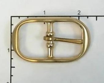 1.75 INCH 45MM SOLID CAST BRASS FULL BELT BUCKLE