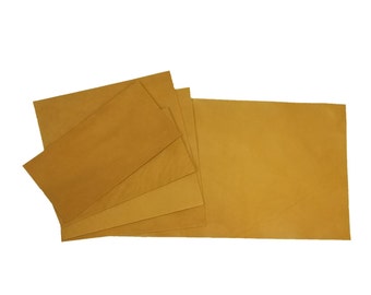 Pre Cut Premium Laser Engraving Veg Tan Leather Lightweight 4-5oz (1.6-2.0MM). Leather Panels