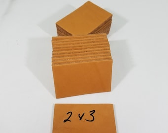 Etiquetas para sombreros troqueladas de cuero de vaca genuino de 2 x 3 pulgadas, parches, rectángulos en blanco, impresora de grabado láser 3D