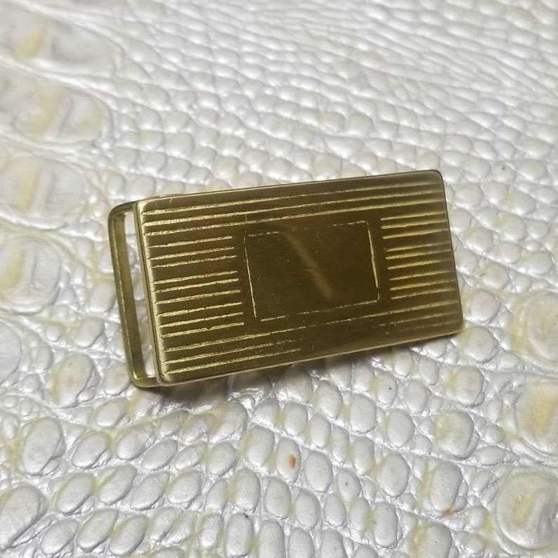 Vintage 1quot; Solid Brass Belt Buckles Gold Tone or Silver Pla