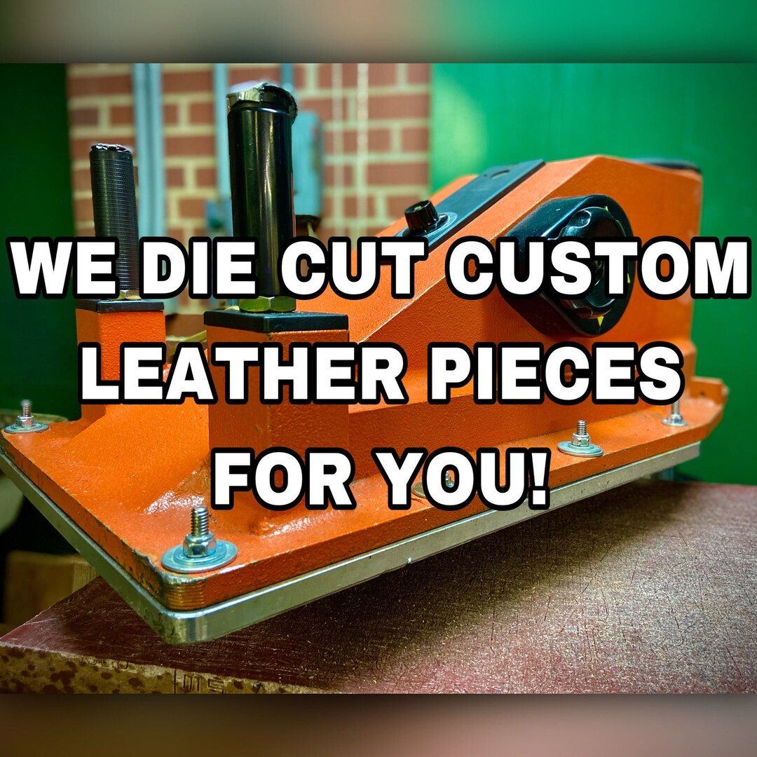 We Custom Die Cut Leather Tags Pieces Labels Patches Blanks Debossing Available Etsy