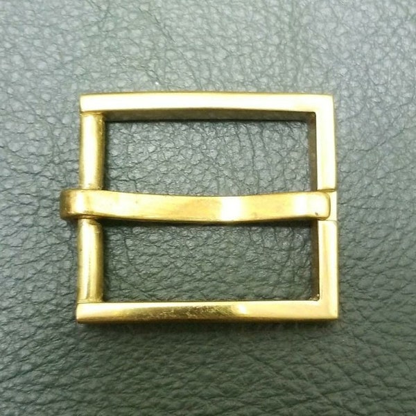 1" 25mm Solid Brass Square Belt Buckle