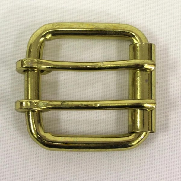 Brass Double Prong Belt Buckle Etsy