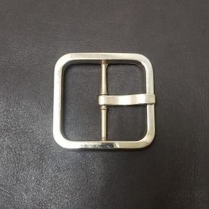 1 5/8th inch 41 mm Large Square Belt Buckle Single prong