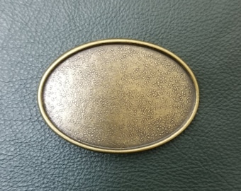 Hebilla de cinturón con acabado de óxido de zinc y protección a presión de 1,5" y 38 mm