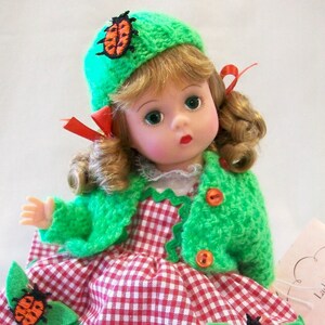 LADYBUG Madame Alexander 8&quot; Doll with Box and Tag - Rare, Retired Ladybug Garden Doll