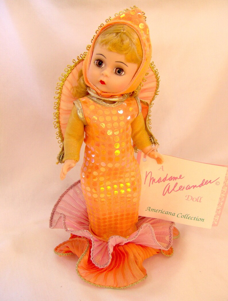 Goldfish Outfit Tagged Madame Alexander Fits 8'' Madame Alexander Dolls New 