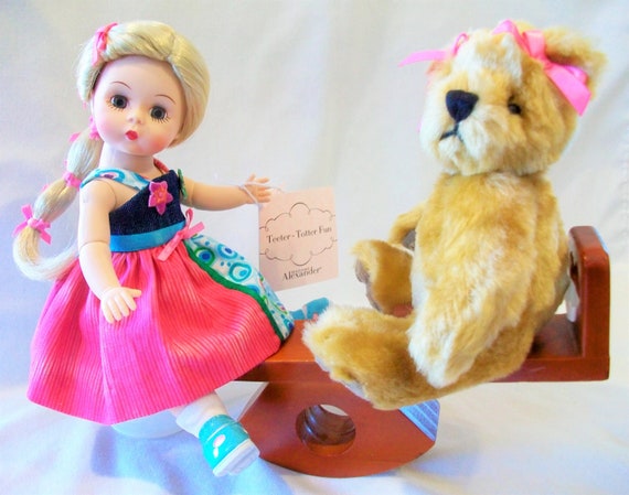 Toni ドール 2006年 TEDDY BEAR & DOLL weekend TEETER-TOTTER FUN Madame Alexander 8