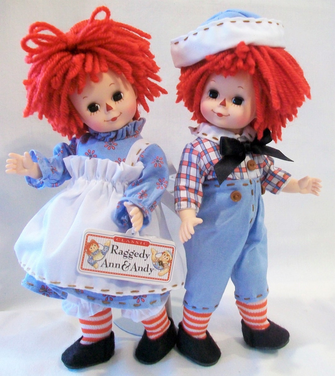 RAGGEDY ANN and ANDY Madame Alexander 8 Doll Set With Box and Tag Rare Retired Ragdoll Set Etsy