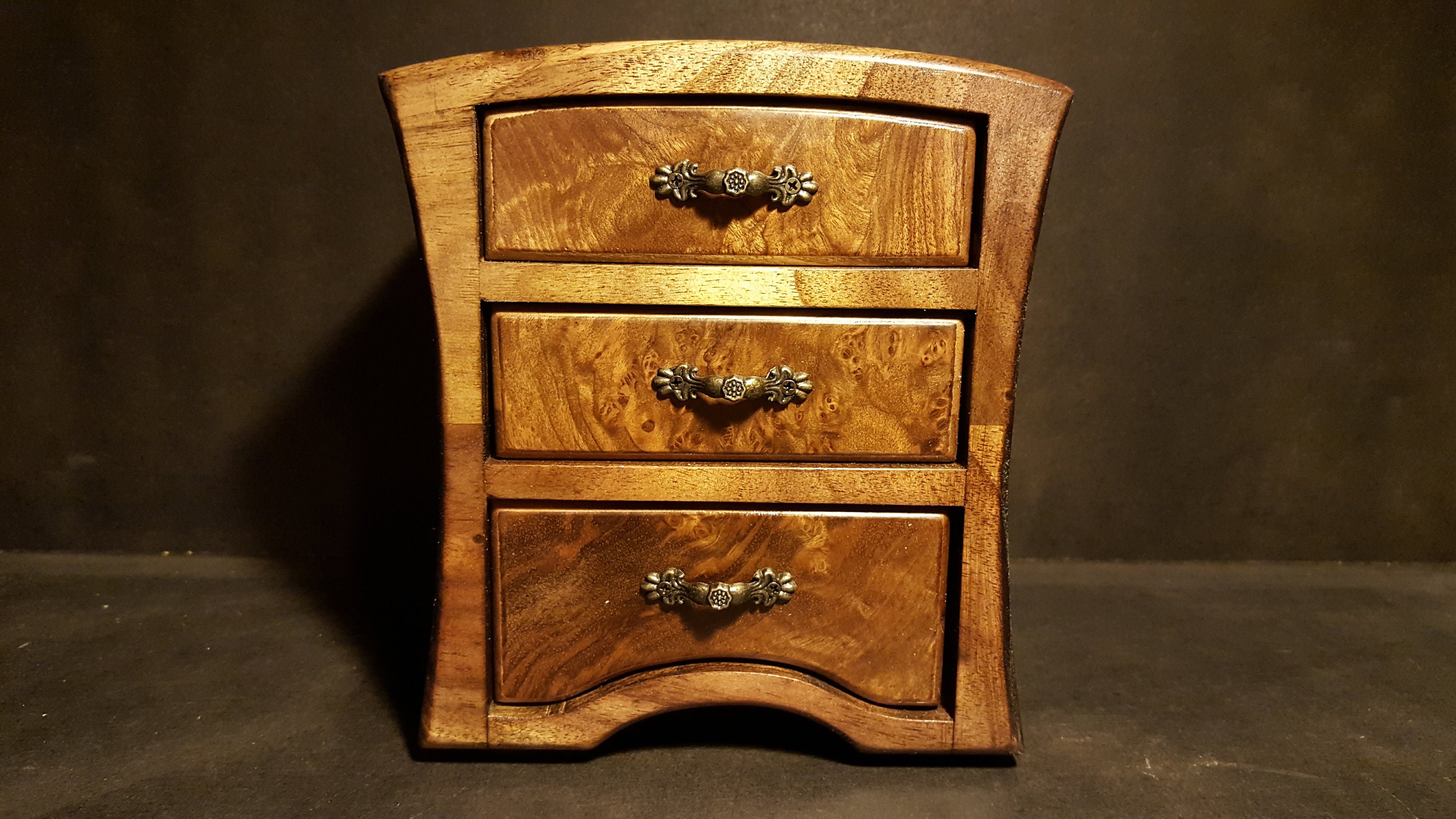 Bandsaw Box Made From Black Walnut Walnut Burl Douglas Fir And