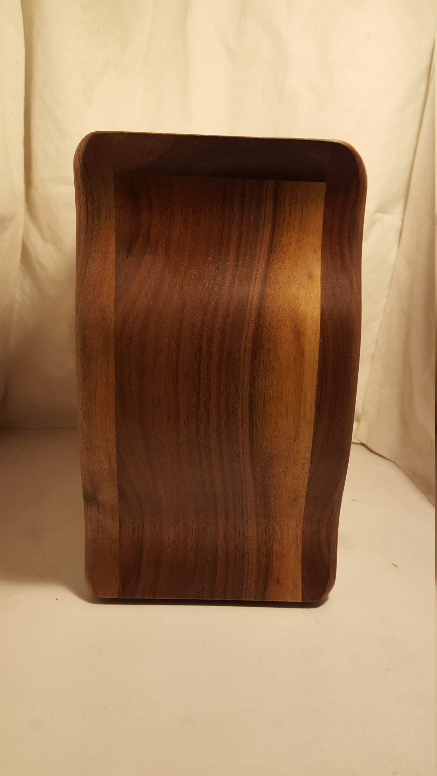 Bandsaw box made from black walnut