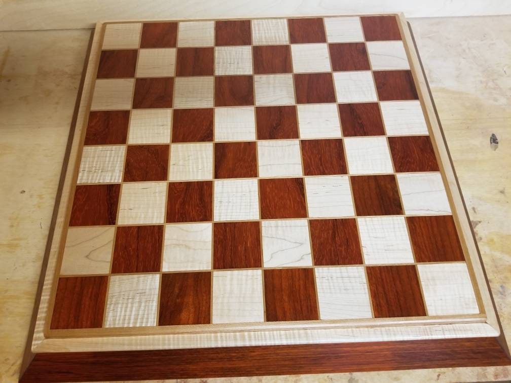 Cherry and Maple Chess Board 