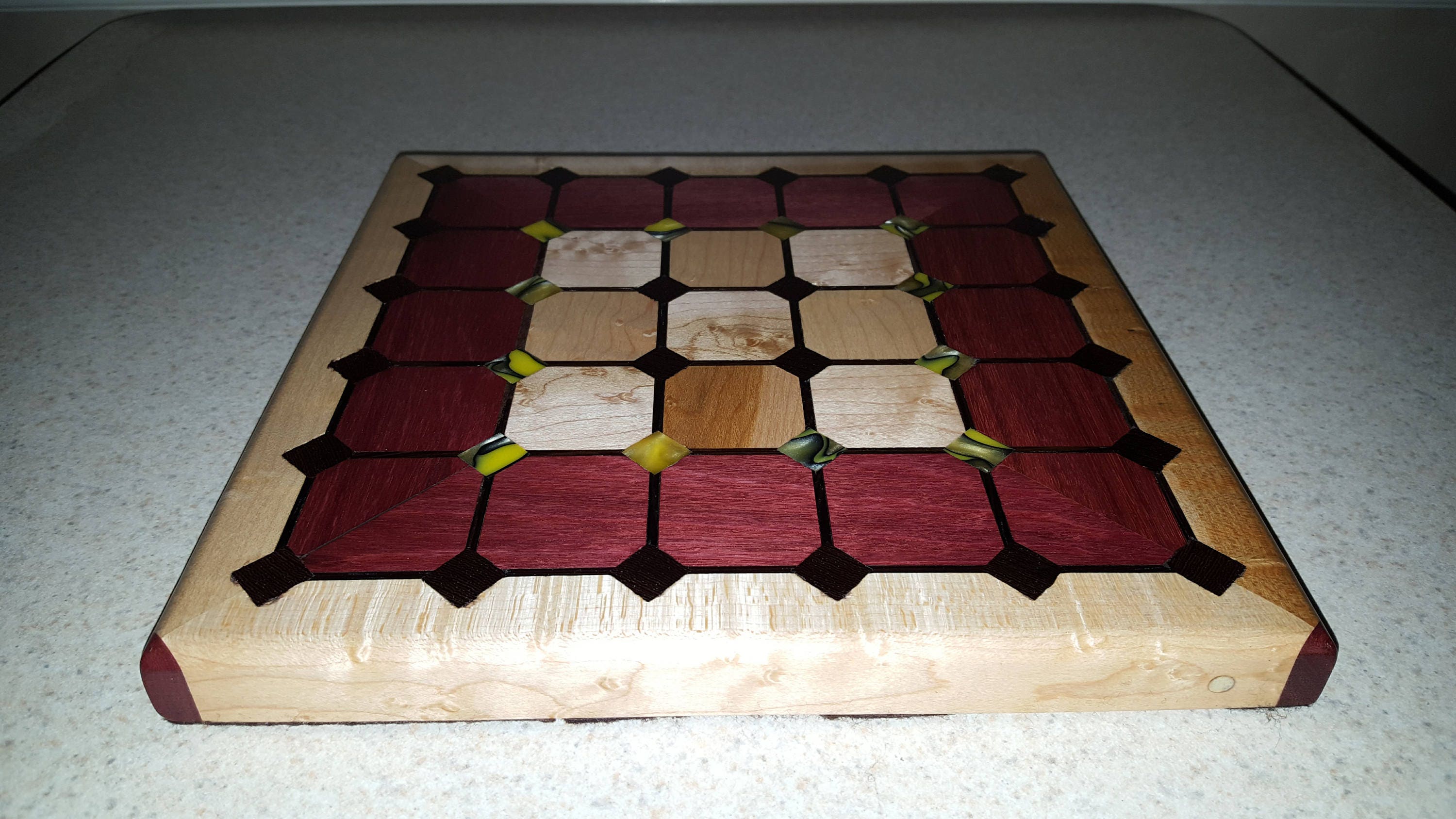 Tak Box Set Made From Purple Heart Birdseye Maple Wenge And Acrylic