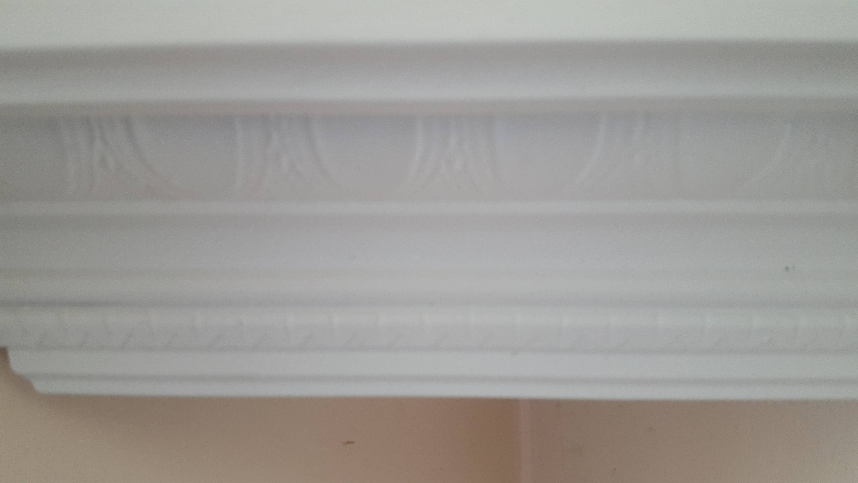 Corner Shelf Made From Decorative Crown Molding In White